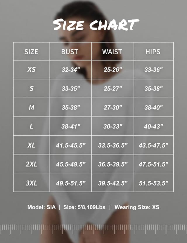 Thumbnail 1 de PUMIEY Women's Crew Neck Long-Sleeve Bodysuit 👗