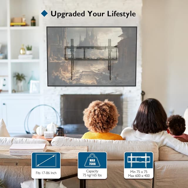 Detalle 2 de Supporto TV parete BONTEC 17-86 pollici