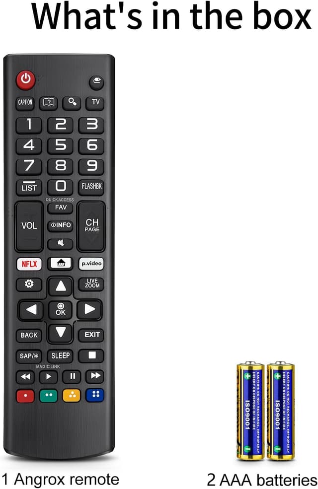 Thumbnail 6 de Angrox Universal Replacement Remote for LG Smart TVs (Battery Included)