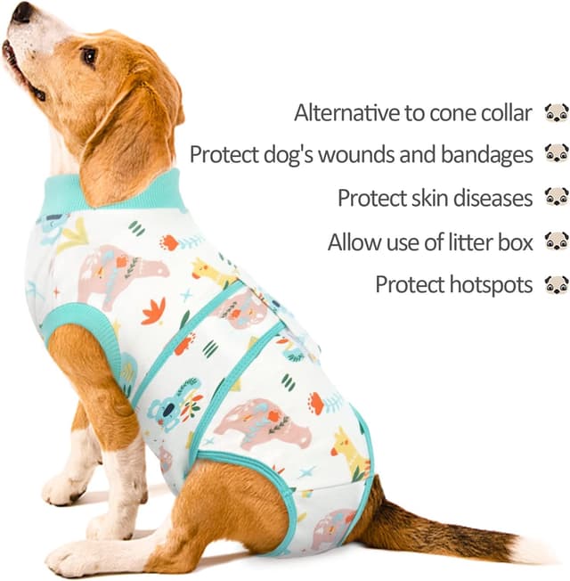 Thumbnail 6 de Kuoser chirurgischer Genesungsanzug für Hunde und Katzen – postoperatives Erholungshemd als Alternative zum Kegel