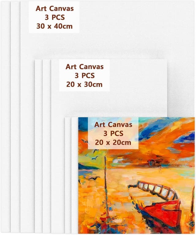 Detalle de Koncci Canvas Panels Set-9 Packs (20x20, 20x30, 30x40)