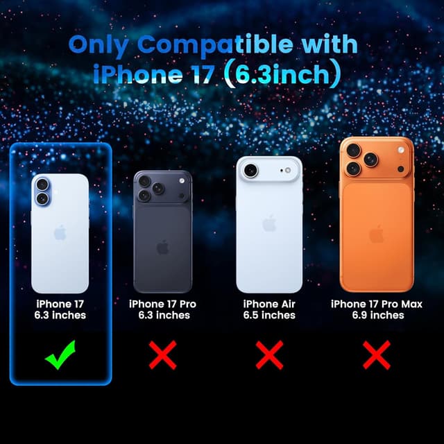 Detalle de Pack HWeggo 2 + 2 pour iPhone 17 : film de confidentialité anti-espion + protection caméra (verre trempé HD, noir)