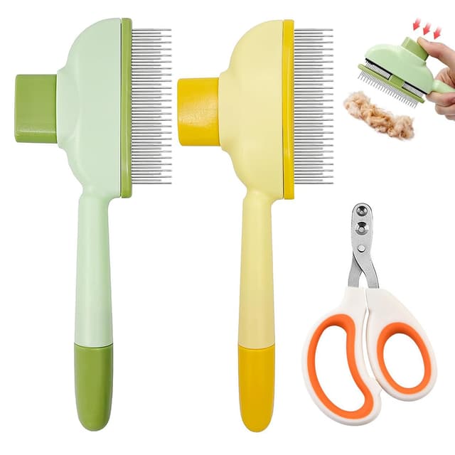 Imagen de Fellblitz Bürste Katze 3-teiliges Pflegekit en OfertitasTOP