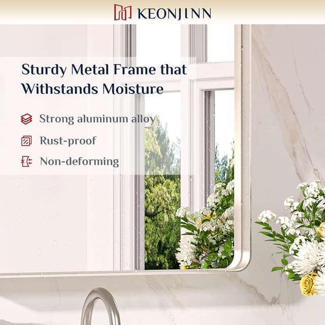 Thumbnail 6 de Keonjinn 20x30 Bathroom Vanity Mirror