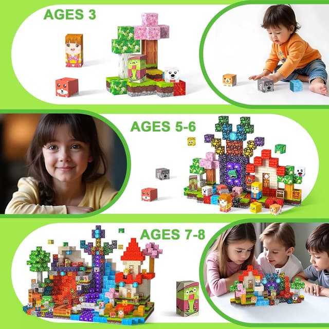 Thumbnail 3 de Costruzioni Magnetiche 150 pezzi 🧩