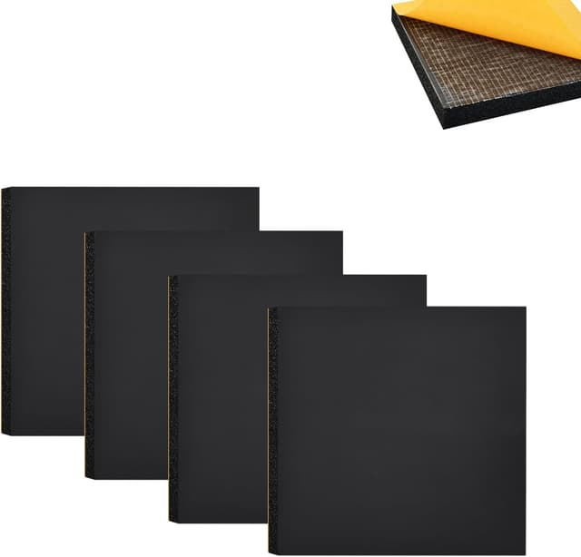 Thumbnail 6 de 4 feuilles de mousse néoprène adhésives 5 mm (30 x 20 cm) – anti-vibration, insonorisant et antidérapant