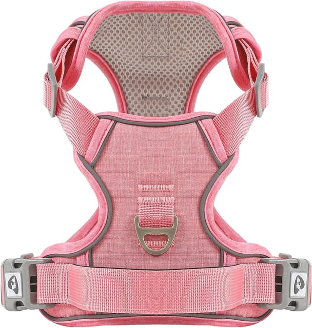 Detalle de Belababy Dog Harness Small Dog (Pink S) – anti-pull dog harness with soft padded handle