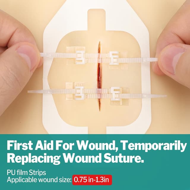 Detalle 2 de AZEN 28 Pack Wound Closure Strips 🩹