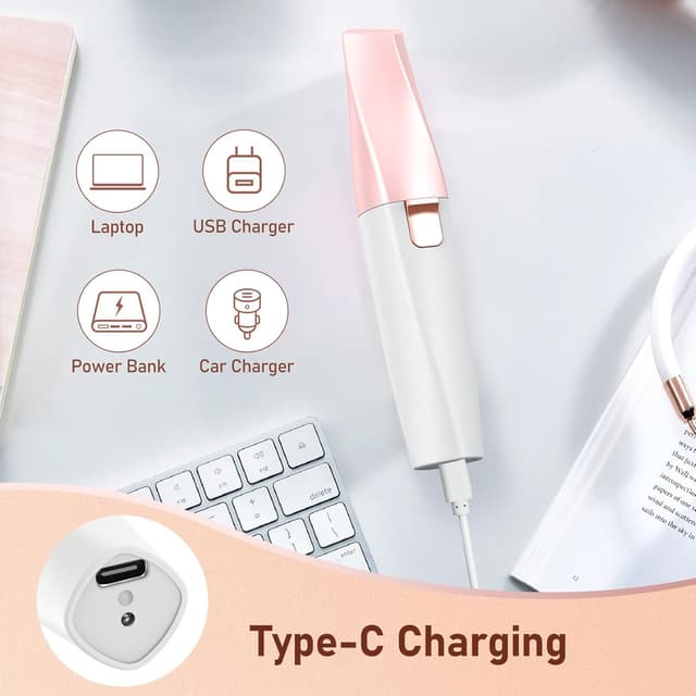 Thumbnail 4 de Facial Hair Remover for Women 2 in 1 Peach Fuzz 👁️🗨