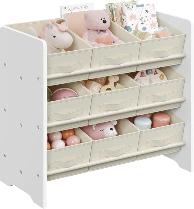 Detalle de SONGMICS scaffale bambini con 9 contenitori