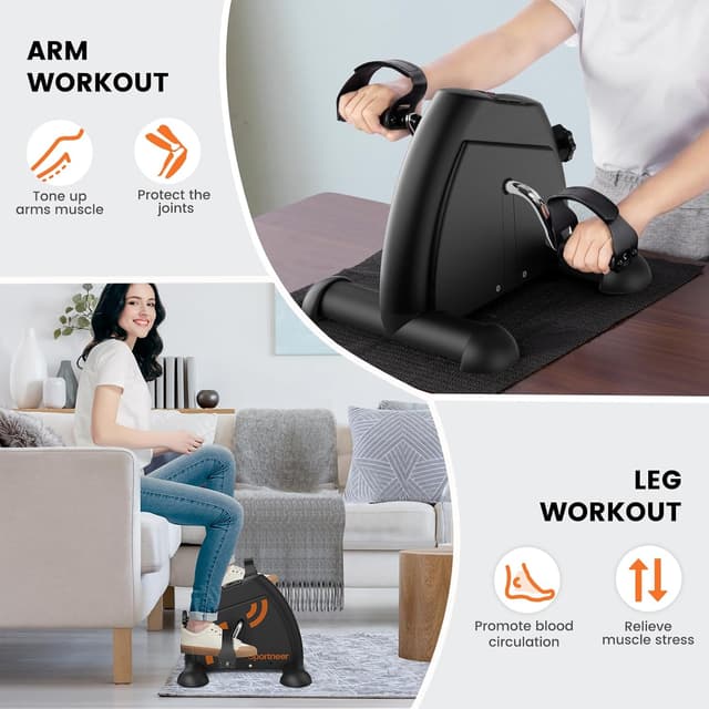 Thumbnail 4 de Sportneer Pedaltrainer Senioren Tischfahrrad