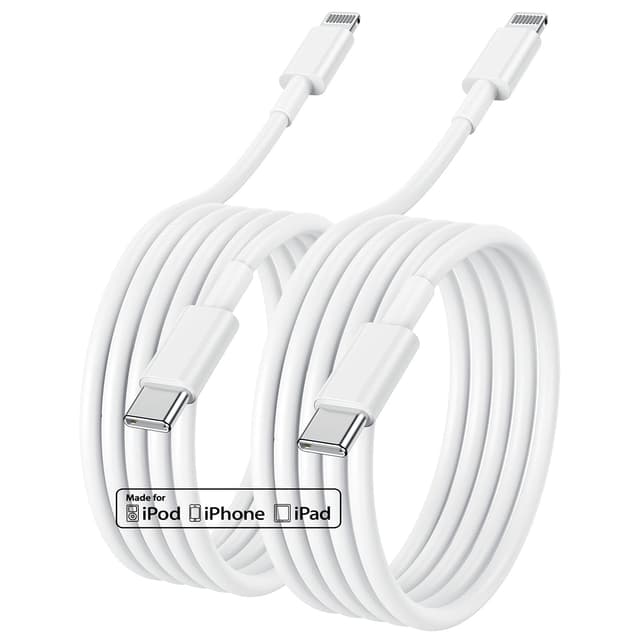Detalle de Kitminun iPhone USB‑C to Lightning 2m 2‑pack