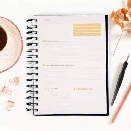 Thumbnail 8 de Miquelrius Agenda Marguerita 2026 — semana vista 📒