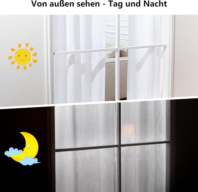 Thumbnail 3 de MYSKY HOME Gardine 2er Set Weiß, 140 x 260 cm ⚙