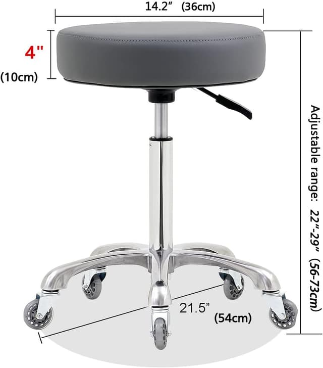 Thumbnail 5 de Ainilaily Rolling Stool 400 lbs