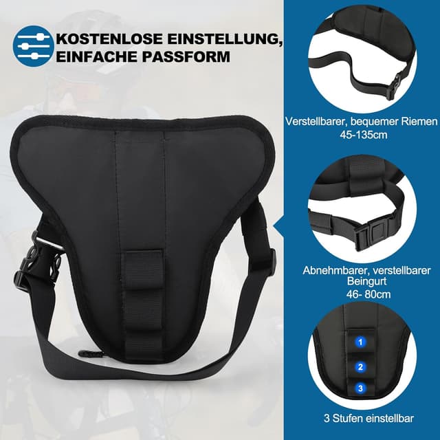 Detalle de ISEYOU Beintasche Motorrad für 21 x 15 x 10 cm