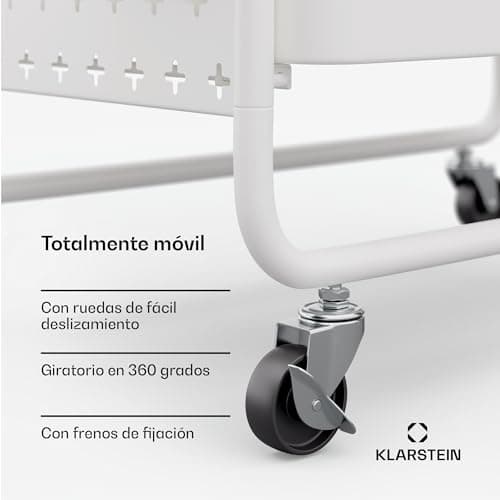 Thumbnail 4 de Klarstein Desserte à roulettes, meuble cuisine