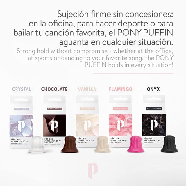 Thumbnail 6 de Pony Puffin ONYX 🖤 Fijación y volumen para trenzas perfectas