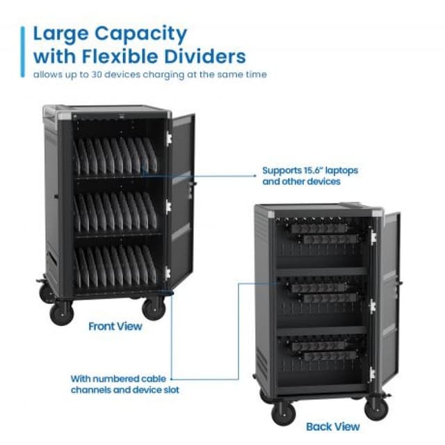 Detalle 2 de Ewent EW1700 Carrito y armario para dispositivo portátil negro