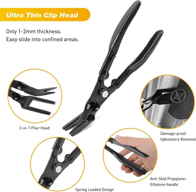 Detalle de GOOACC 19-Piece Trim Removal Tool Set for Car Panels, Clips & Fasteners (with Storage Bag)