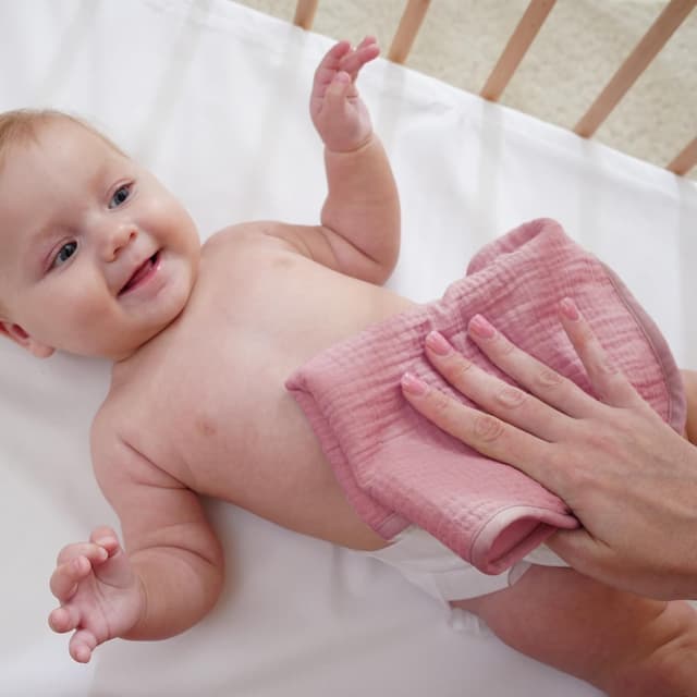 Thumbnail 5 de Baby-Spucktücher Musselin 50x25 cm Rosa