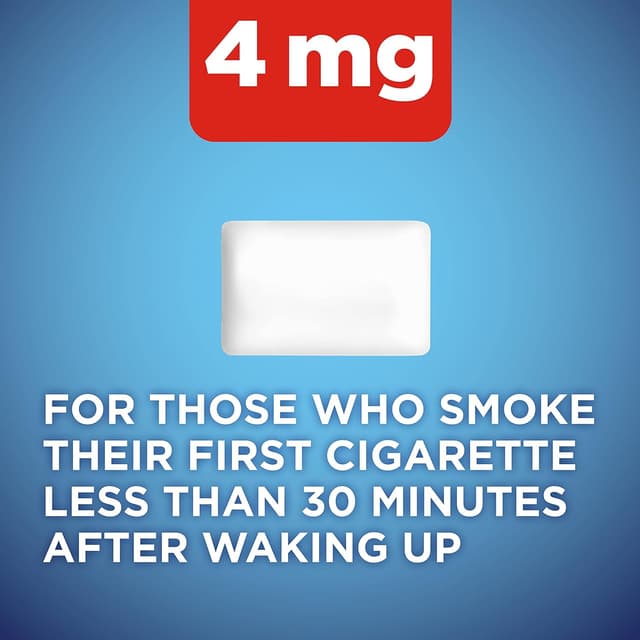 Detalle 2 de Nicotine gum 4 mg Ice Mint, 20 count