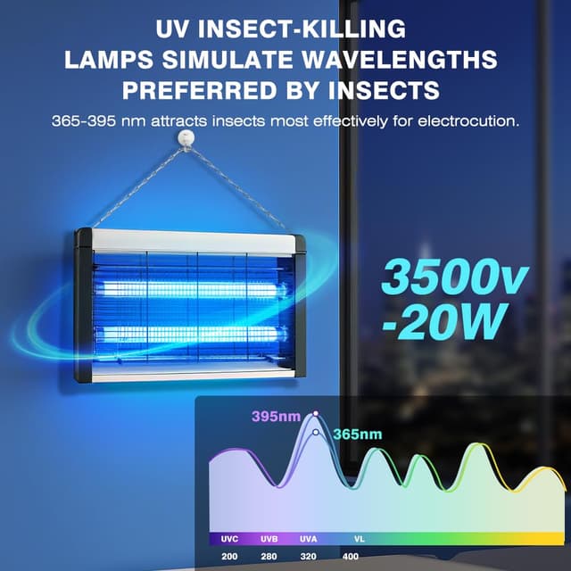 Detalle de Fly Zapper Electric Indoor 3500V