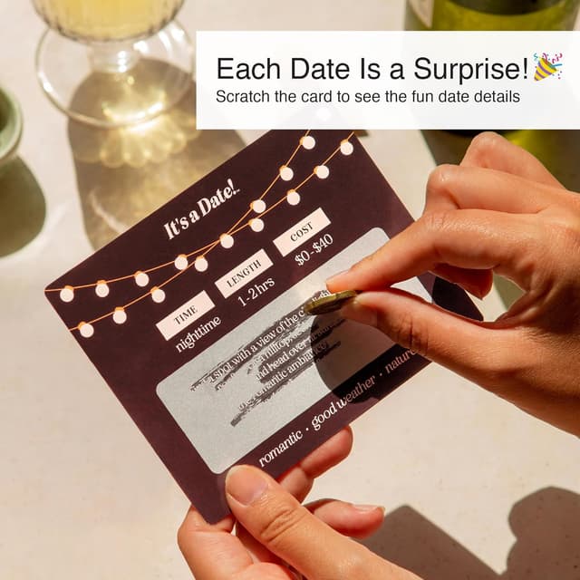 Thumbnail 3 de It's a Date! 40 Scratch-Off Date Ideas for Couples