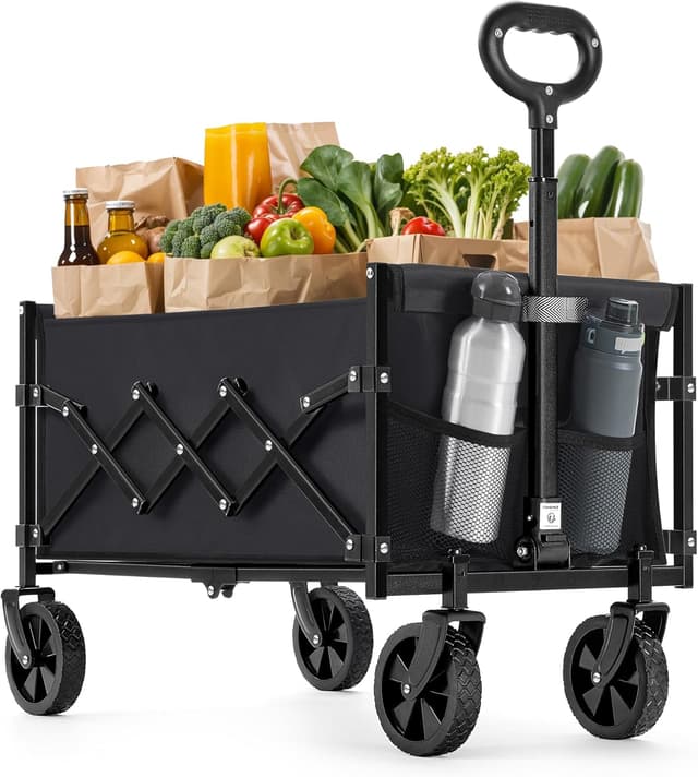 Detalle de Songmics GFW909B01 Garten-Handwagen 180 kg