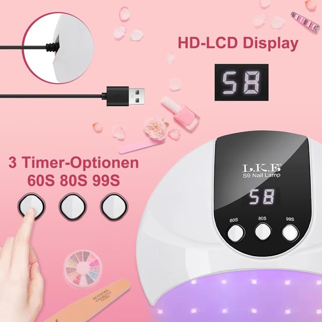 Detalle 2 de UV Lampe 54W für Gelnägel 💅