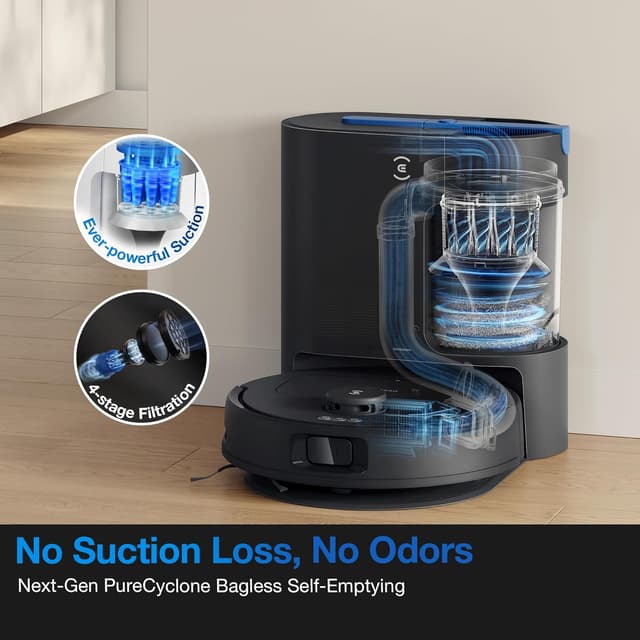 Detalle 2 de ECOVACS DEEBOT N20e Plus 10000Pa Robot Vacuum