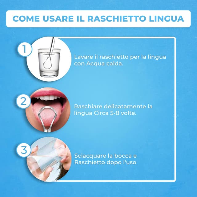 Thumbnail 4 de HOKIN Raschietto per lingua in metallo antimacchia (confezione da 2) per adulti