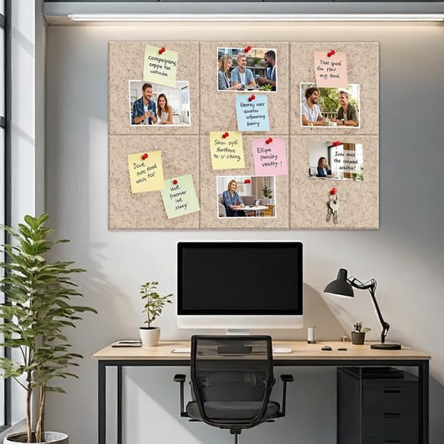 Thumbnail 6 de DASIAUTOEM Filz Pinnwand 30 x 30 cm