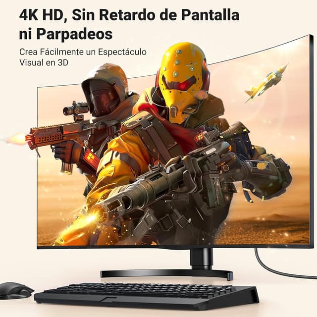 Thumbnail 1 de UGREEN Cable DisplayPort a HDMI 4K - Conexión Perfecta 🎥