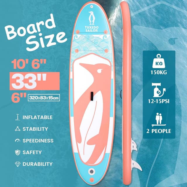 Detalle 2 de Tuxedo Sailor Tabla Paddle Surf Hinchable 1 unidad