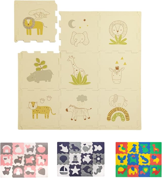 Detalle de Hakuna Matte Puzzlematte Baby 0,9x0,9 m