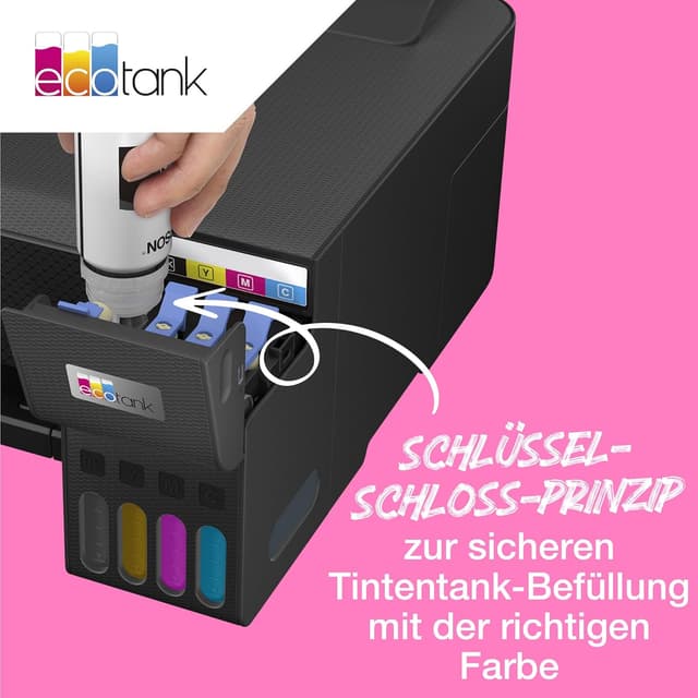 Thumbnail 5 de Epson EcoTank 104 Original Tinte in Flaschen Vier Farben