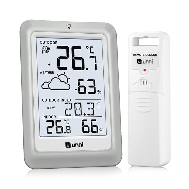 Detalle de Thermomètre hygromètre numérique 100 m