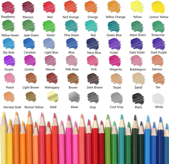 Detalle de Ugmic 72 Buntstifte Set 72 Farben 🎨