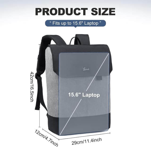 Thumbnail 5 de LOVEVOOK Sac à Dos Ordinateur 15,6 pouces