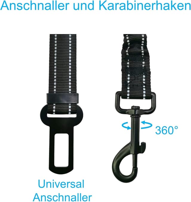 Thumbnail 3 de Hundesicherheitsgurt EASERIA 50-72-80 cm blau