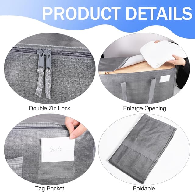 Thumbnail 2 de SUNNOW 3 Pack 90L Large Moving Bags