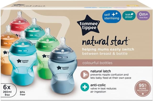 Detalle 2 de Tommee Tippee Natural Start 260 ml biberón