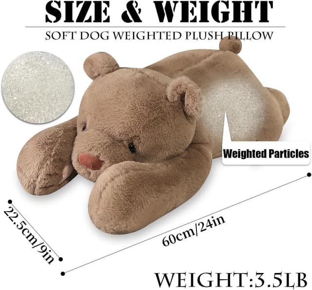 Detalle 2 de WESOPAN Weighted Animals 1.5kg 24in Bear Plush