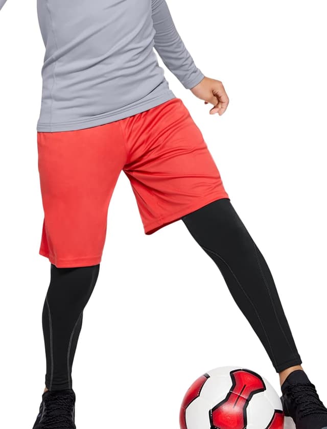 Thumbnail 4 de TELALEO 4-Pack Boys Compression Leggings