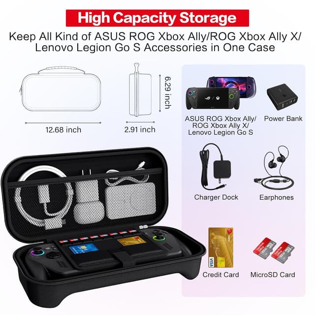 Detalle de ivoler Tasche für ROG Xbox Ally 7"