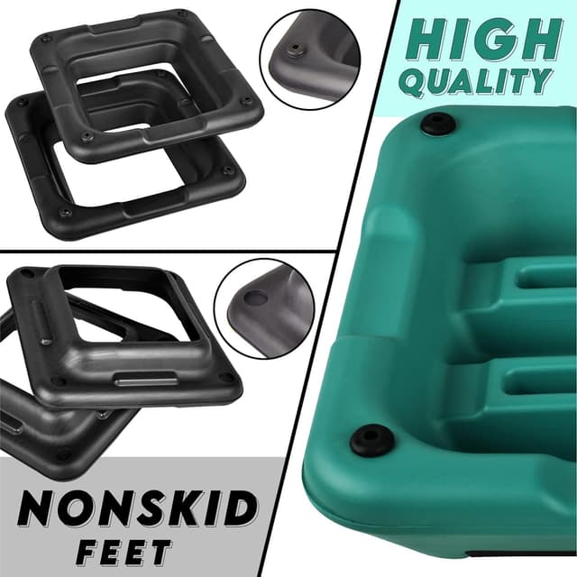 Detalle de Yes4All Aerobic Stepper Exercise Steps with 3 Adjustable Heights (10cm, 15cm, 20cm) – Non-slip, Cardio & Yoga Fitness Step