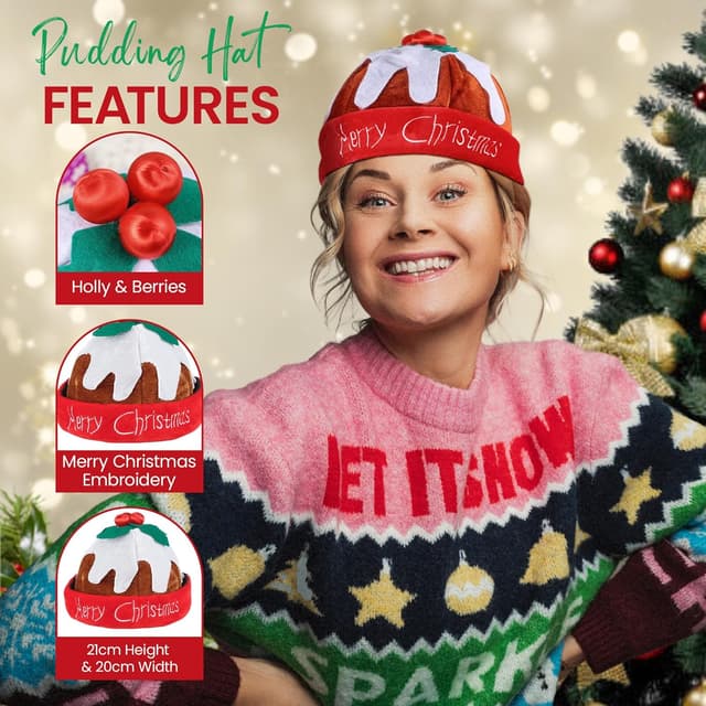 Thumbnail 4 de Novelty Christmas Hats pack 4-piece