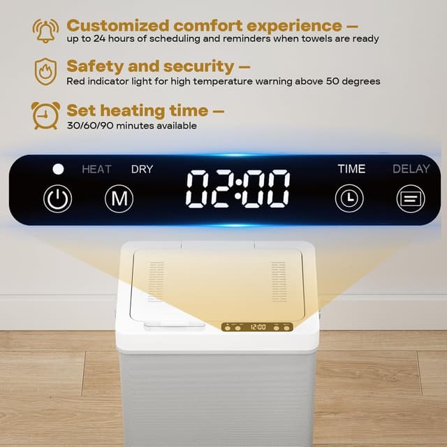 Thumbnail 6 de VIPBATH 35L Towel Warmer Gift Set — family towel warmer