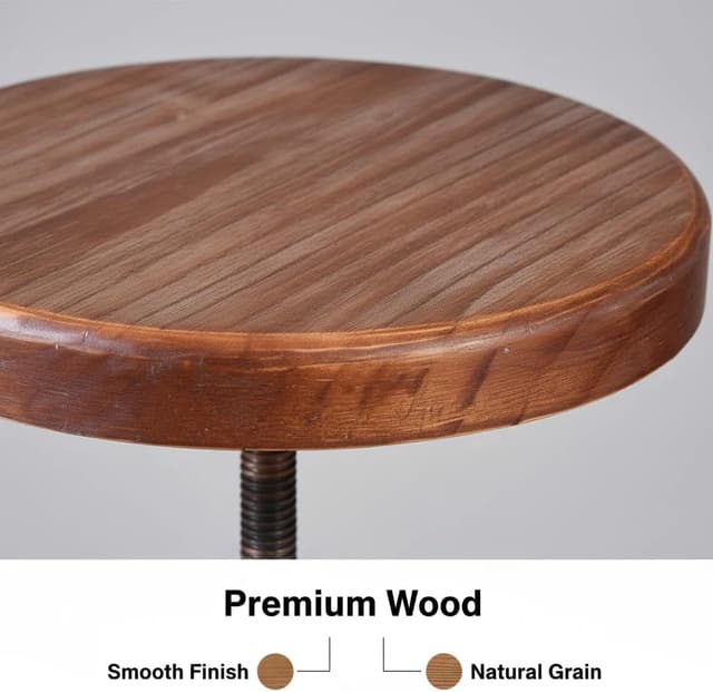 Detalle 1 de Topower Tractor Bar Stool 13-inch pine